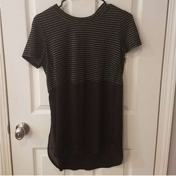 Mossimo tunic tee - black and silver - Picture 1 of 3